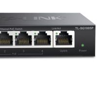 TP-LINK TL-SG1005P 4口全千兆以太网PoE供电交换机 即插即用