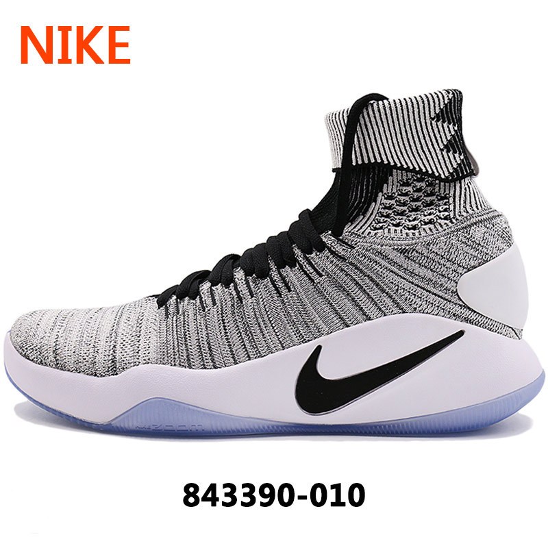 耐克nike hyperdunk hd2016 flyknit 精英高帮实战篮球鞋 843390-010