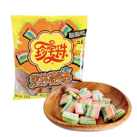 阿尔卑斯珍宝珠迷你酸条袋装55g缤纷果味挤出型软糖果婚庆结婚喜糖零食品
