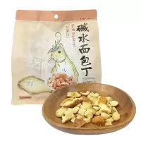喔喔海盐焦糖味碱水面包丁60g袋装休闲零食品婚庆结婚喜糖面包干