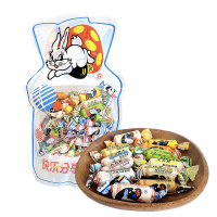 大白兔奶糖自封袋装散装混合500g年货节日婚庆结婚喜糖休闲零食品