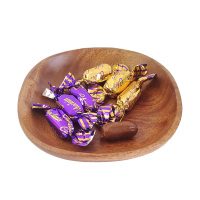 怡口莲经典巧克力榛仁味夹心太妃糖散装500g结婚喜糖休闲零食品