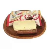 喔喔牛奶味夹心米果散装250g巧克力味婚庆结婚喜糖年货休闲零食品