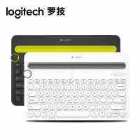 罗技(Logitech) K480 便携智能蓝牙无线键盘 多功能安卓苹果电脑手机平板 白色[不支持五笔]