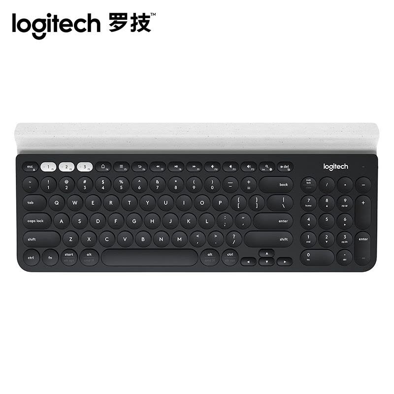 罗技(Logitech)K780 多设备无线蓝牙键盘优联蓝牙双模键盘[不支持五笔