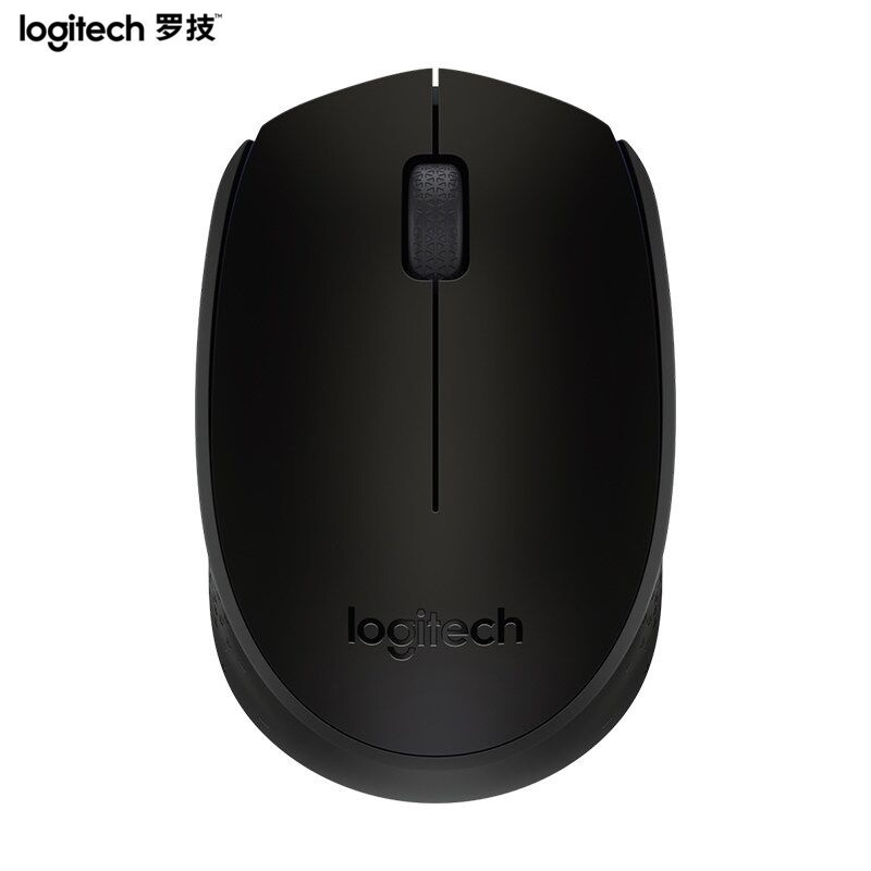 罗技(Logitech)无线鼠标M171 笔记本台式电脑商务办公鼠标无线家用省电(黑色)
