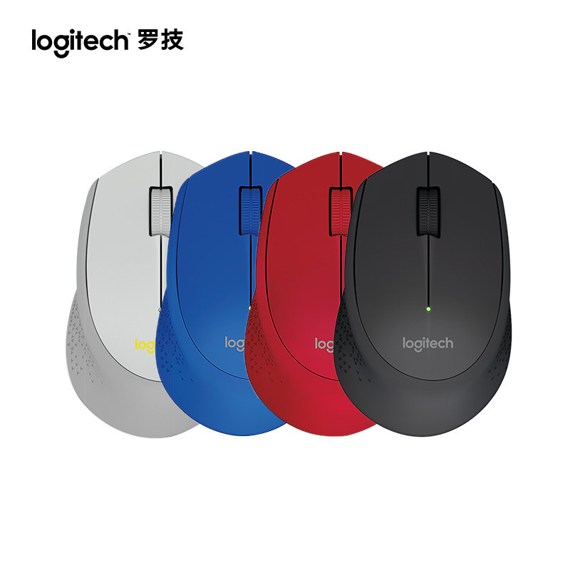 罗技(Logitech)M280 无线光电鼠标笔记本电脑苹果台式机办公省电M275升级(红色)