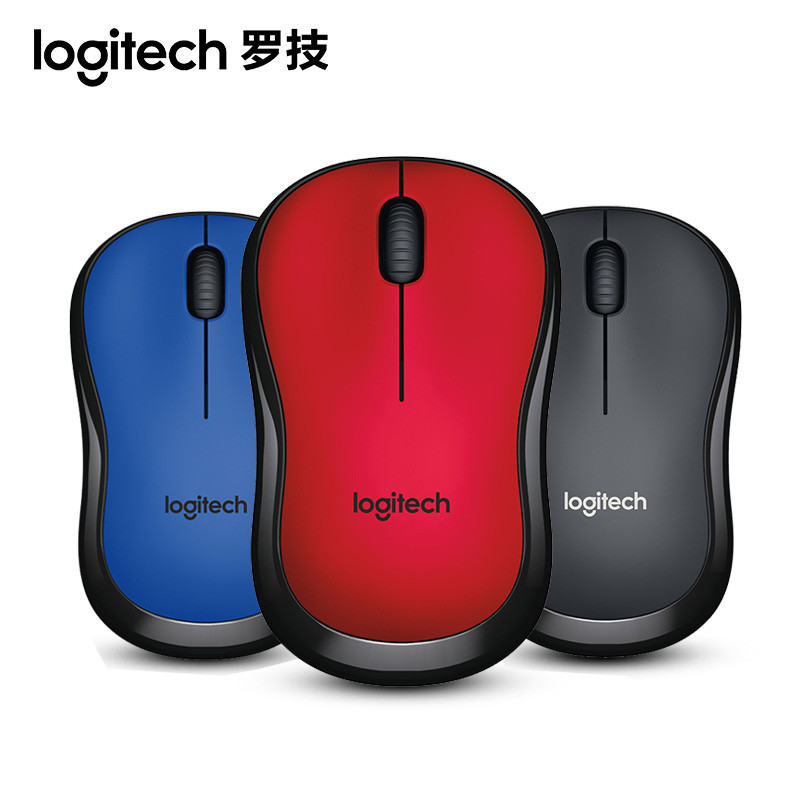 罗技（Logitech）M220 无线静音鼠标笔记本台式电脑无声M186升级版（灰色）