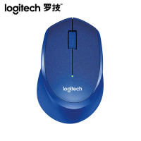 罗技(Logitech)M330 无线静音鼠标 办公笔记本省电无声鼠标M280/M275升级(黑色)