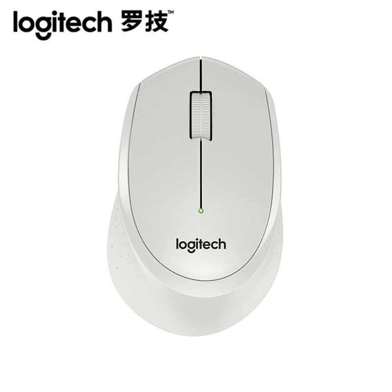 罗技(Logitech)M330 无线静音鼠标 办公笔记本省电无声鼠标M280/M275升级(白色)图片