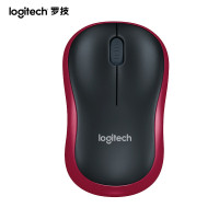 罗技（Logitech）M185 无线鼠标办公笔记本台式电脑无限鼠标无线省电鼠标（黑色灰边）