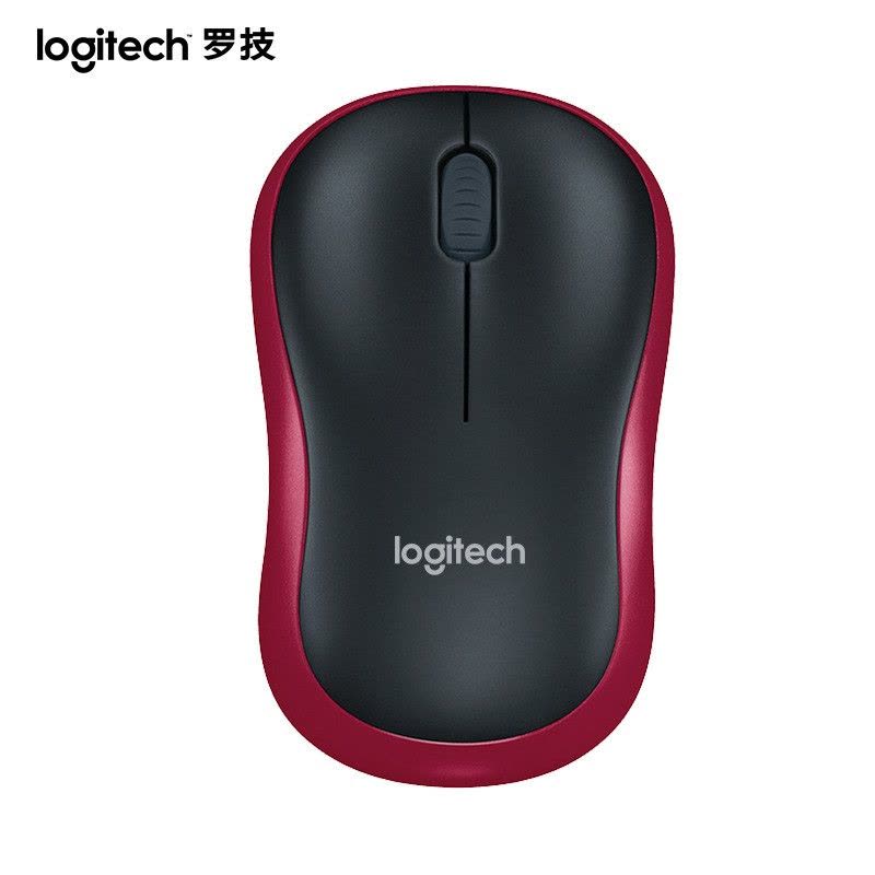 罗技（Logitech）M185 无线鼠标办公笔记本台式电脑无限鼠标无线省电鼠标（黑色灰边）图片