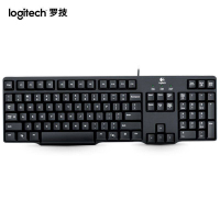 罗技（Logitech）K100 有线键盘台式笔记本电脑办公游戏键盘有线PS/2圆孔接口