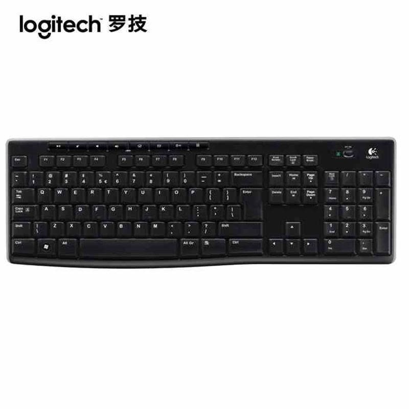 罗技(Logitech)K270 无线键盘多媒体全尺寸键盘无限笔记本台式机办公家用键盘图片