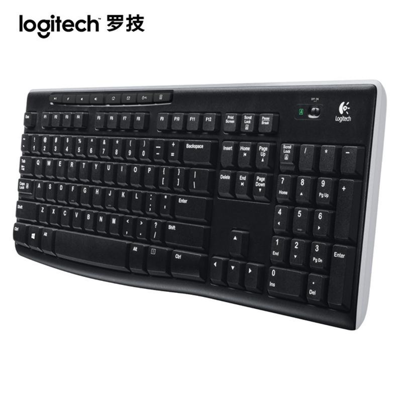 罗技(Logitech)K270 无线键盘多媒体全尺寸键盘无限笔记本台式机办公家用键盘