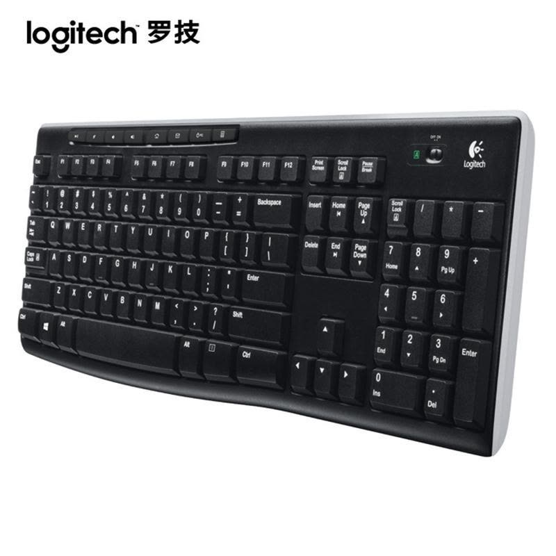 罗技(Logitech)K270 无线键盘多媒体全尺寸键盘无限笔记本台式机办公家用键盘图片