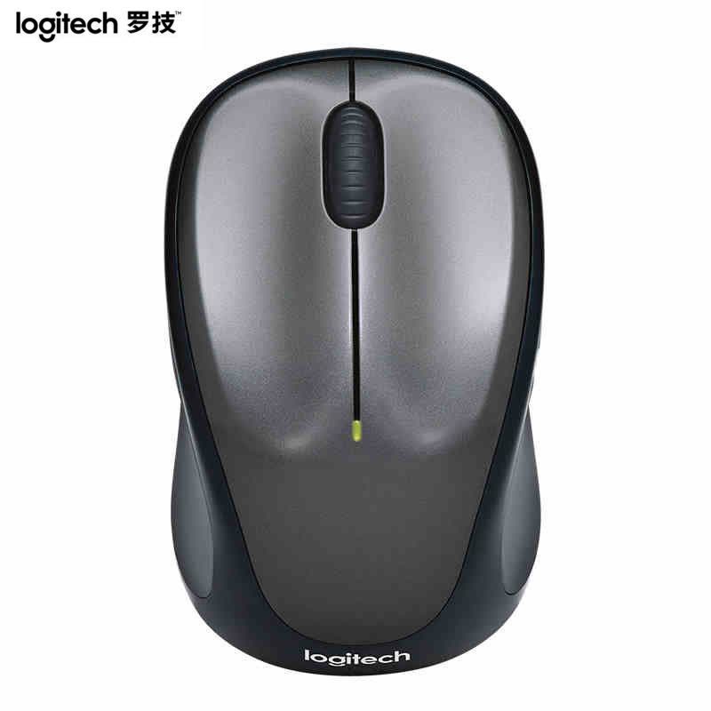 罗技(Logitech) M235 无线光电鼠标2代 升级优联技术台式笔记本电脑无线办公省电鼠标 (灰色)图片