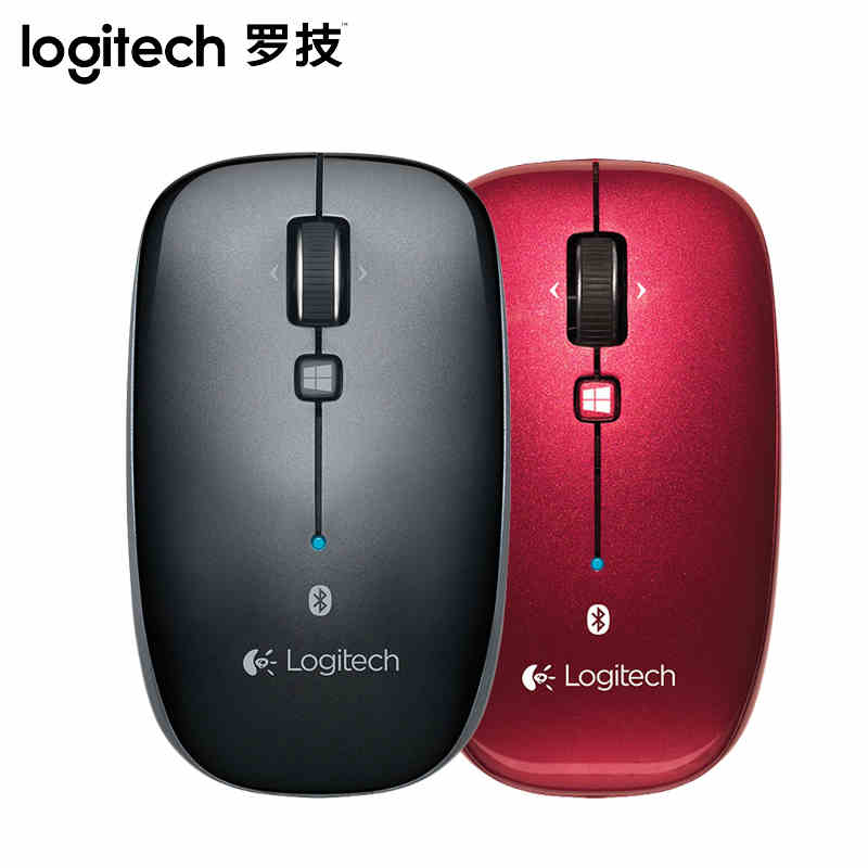 罗技(Logitech) M557 多平台连接蓝牙无线鼠标笔记本windows平台(黑色)