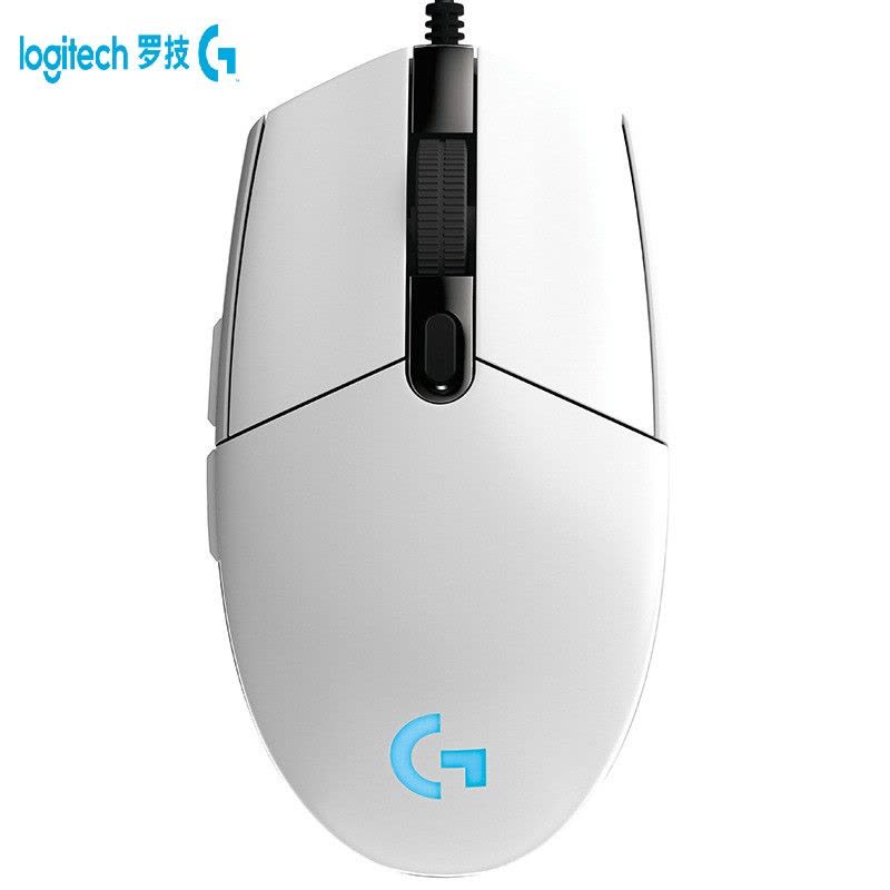 罗技(Logitech)G102 游戏鼠标 6000DPI RGB鼠标 白色图片