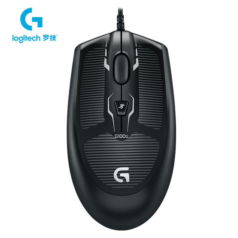 【官方旗舰店】罗技（Logitech） G100s 即时战略/在线竞技光电游戏鼠标 黑色
