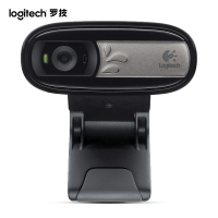 【罗技旗舰店】罗技（Logitech）C170 网络摄像头 黑色 多人通话 网络课程 远程教育