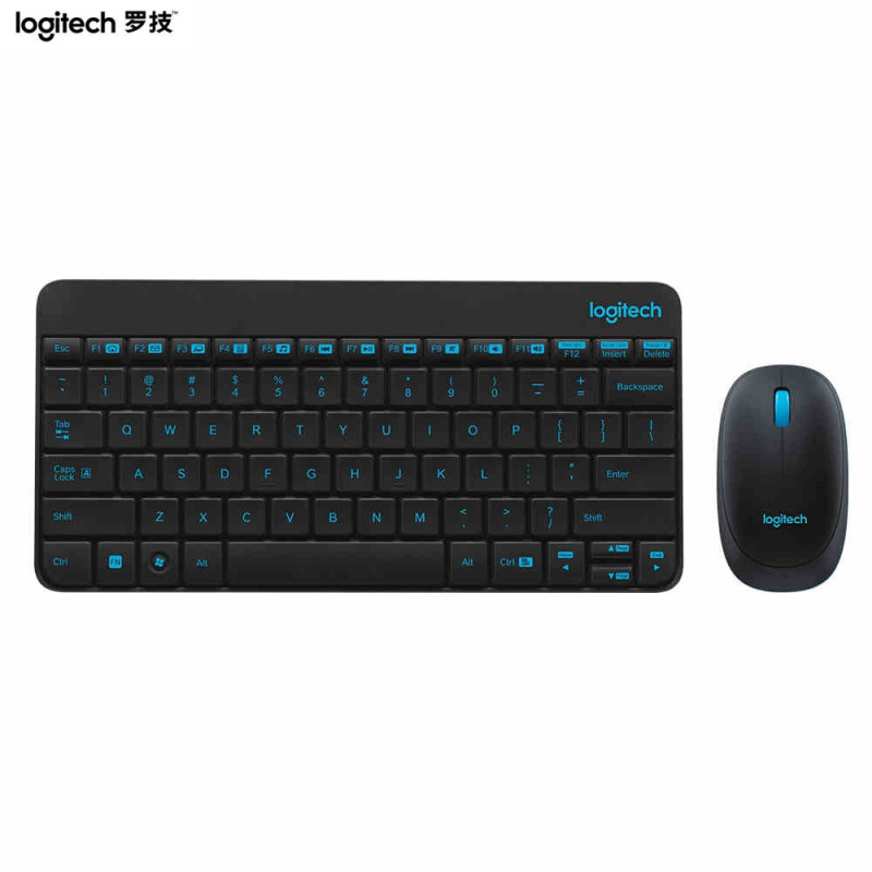 罗技(Logitech)无线键鼠套装 MK245 Nano 无线鼠标无线键盘套装(白色)