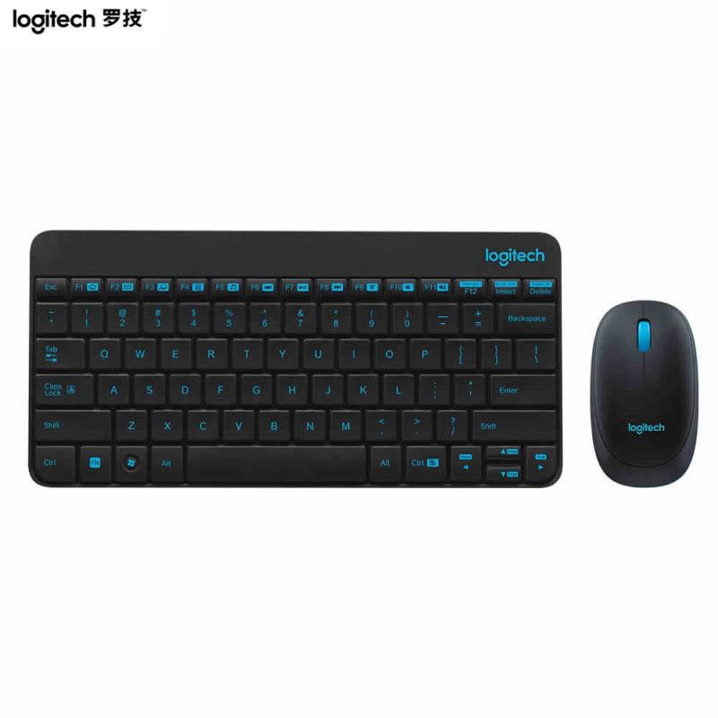 罗技(Logitech)无线键鼠套装 MK245 Nano 无线鼠标无线键盘套装(白色)图片