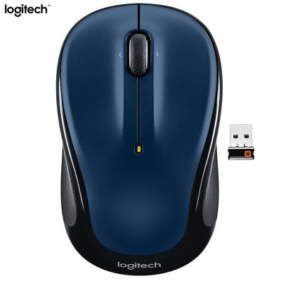 罗技(Logitech) M325无线鼠标笔记本电脑鼠标无线家用省电鼠标优联办公鼠标女生无线光学鼠标 蓝色