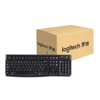 罗技（Logitech）K120 键盘USB接口 箱装(4支装) 有线键盘 办公键盘 全尺寸 黑色