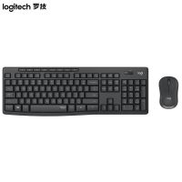 罗技(Logitech)MK295无线键鼠套装台式电脑商务办公笔记本鼠标键盘套装安静黑色
