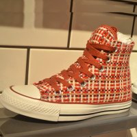 正品Converse/匡威 红/黄英伦摇滚男女帆布鞋134972C 134974C