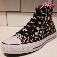 Converse/匡威2015夏季女动物纹印花高帮帆布鞋549648C 549649C