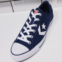 Converse/匡威 2015秋季中性低帮蓝黑星箭Pro Star帆布鞋143022C 1C