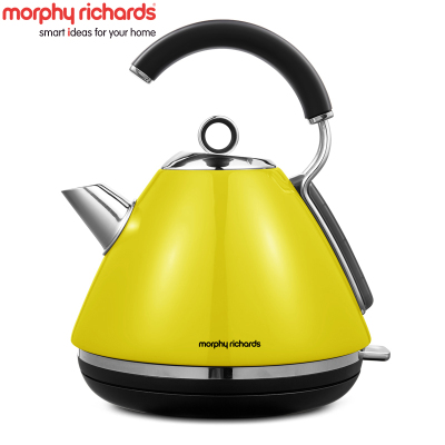 英国摩飞（Morphyrichards）MR7456A电水壶 304不锈钢电热水壶 黄色