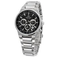 卡西欧CASIO)手表日韩品牌手表卡西欧手表商务休闲钢带石英表男士手表EF-500BP-1A