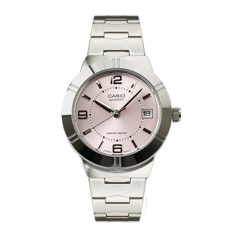 卡西欧(CASIO)手表 指针系列日韩品牌手表卡西欧手表经典复古钢带防水石英表女士手表LTP-1241