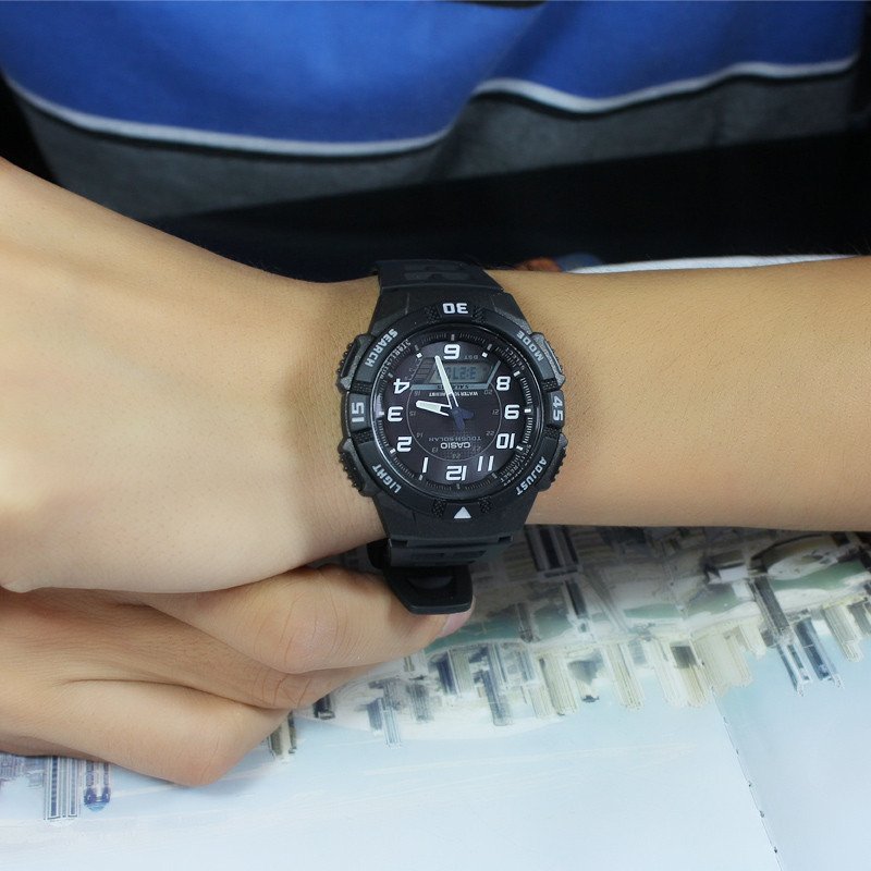 卡西欧(CASIO)手表 Regular普通系列日韩品牌手表卡西欧手表太阳能防水时尚运动电子表男士手表