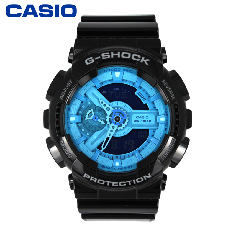 卡西欧(CASIO)手表G-SHOCK系日韩品牌手表卡西欧手表男士手表防水多功能休闲运动双显电子表男士手表