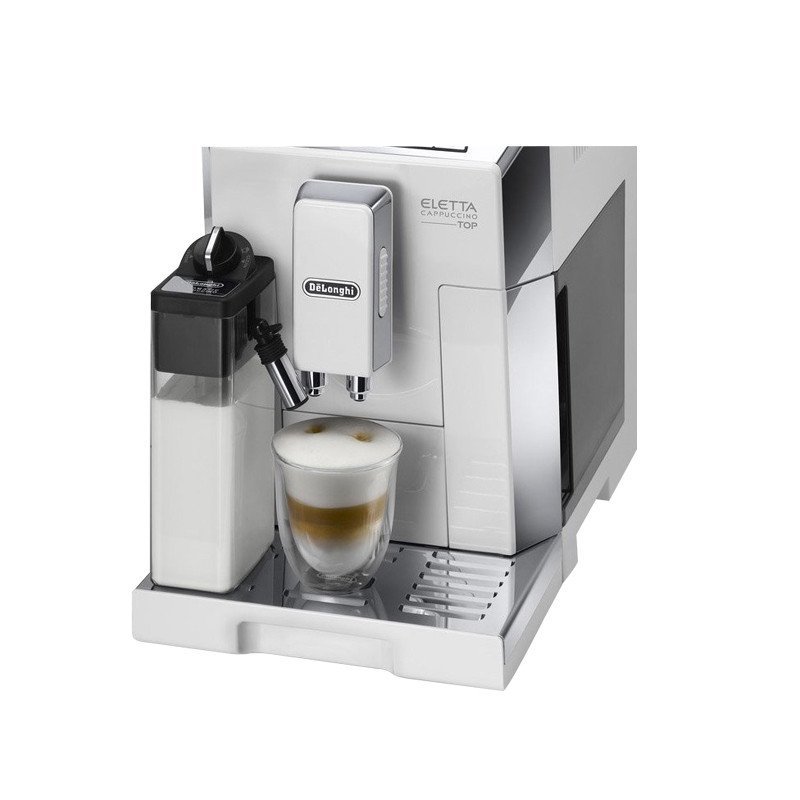 德龙DeLonghi ECAM45.760.W全自动咖啡机 全新LatteCrema制作奶泡系统 为您奉上一杯具有浓密奶