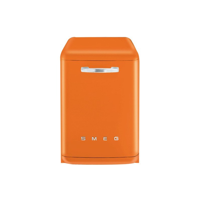 斯麦格smegblv2o2马卡龙系列独立式洗碗机橙色