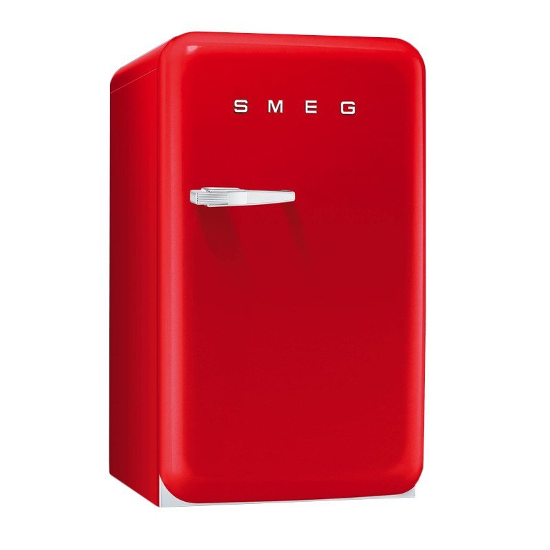 斯麦格smegfab10rr五十年代系列独立式单门mini冰箱经典红色版