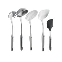 双立人 Zwilling twin pure系列 厨房工具套装五件套，中式锅铲，面糊刮，汤勺，面勺，漏勺