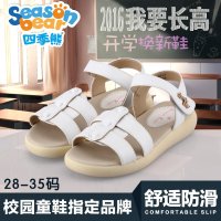 四季熊女童凉鞋儿童公主鞋女童鞋中小童女孩沙滩鞋2016夏季新款