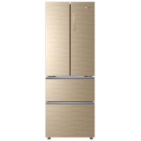 海尔（Haier）BCD-331WDGQ 331升法式四门冰箱风冷无霜 变频一级能效 保湿保鲜 家用节能电冰箱(金色)