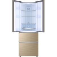 海尔（Haier）BCD-331WDGQ 331升法式四门冰箱风冷无霜 变频一级能效 保湿保鲜 家用节能电冰箱(金色)