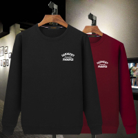 PMMP卫衣男加绒大码加厚秋冬季圆领加肥加大潮牌宽松胖子休闲男装外套