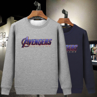 PMMP卫衣男加绒加厚秋冬季大码t恤圆领加肥加大潮牌学生宽松套头外套