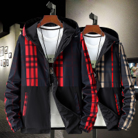 PMMP男士春秋外套夹克大码宽松胖子时尚帅气加肥加大风衣潮流上衣男装