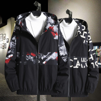PMMP男士大码胖子夹克外套新款春秋季潮流韩版工装时尚宽松百搭男上衣