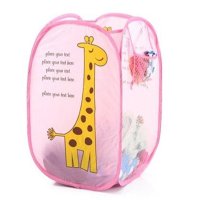 宜莱芙 折叠衣物脏衣服收纳筐脏衣篓 脏衣篮 洗澡洗衣篮脏衣桶玩具篮子